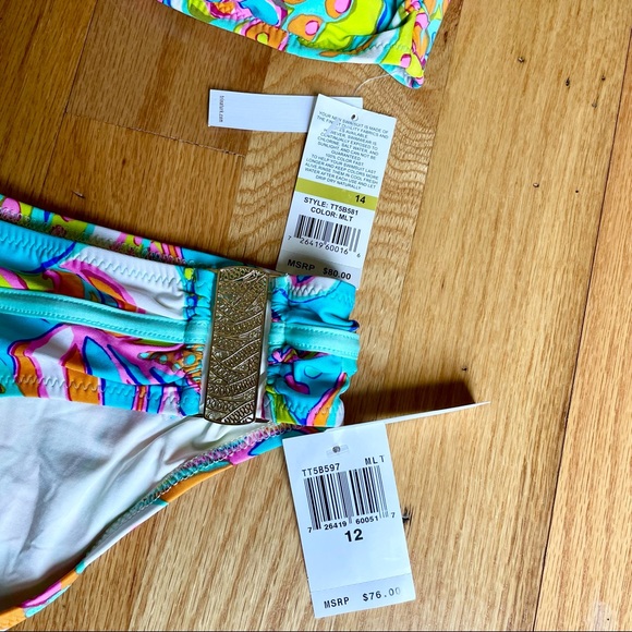 Trina Turk Cosmos bikini (top & bottom) NWT - Picture 6 of 6